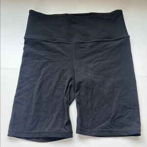 Athleta Black Bike Shorts High-Rise Womens Small